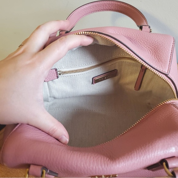 Tory Burch Kira Pebbled Small Satchel - Picture 6 of 11